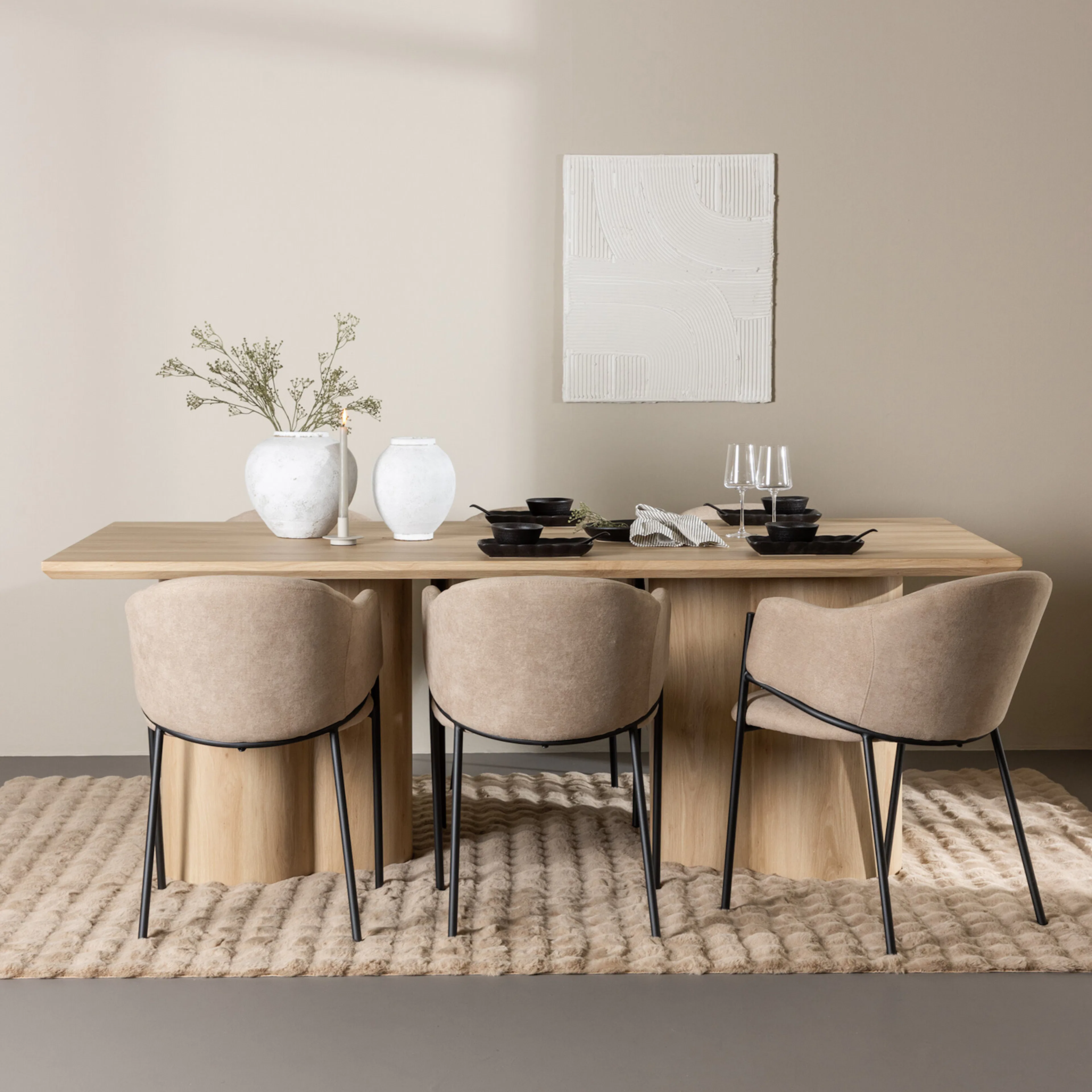 Matgrupp Venture Home Olivia 210 med 6 st Evelina Stolar