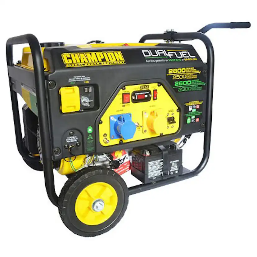 Elverk Champion Generators CPG3500 2,8kW 1-fas Dual Fuel