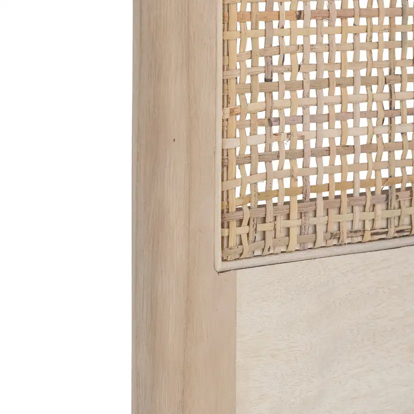 Sänggavel Bloomingville Raley Väggfäst/Golvstående Gavel Ljus Rotting 180cm