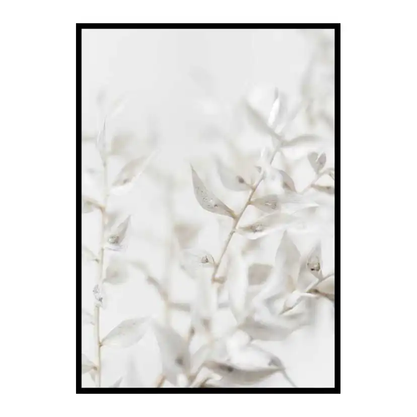 White Dried Flower 30x40 cm