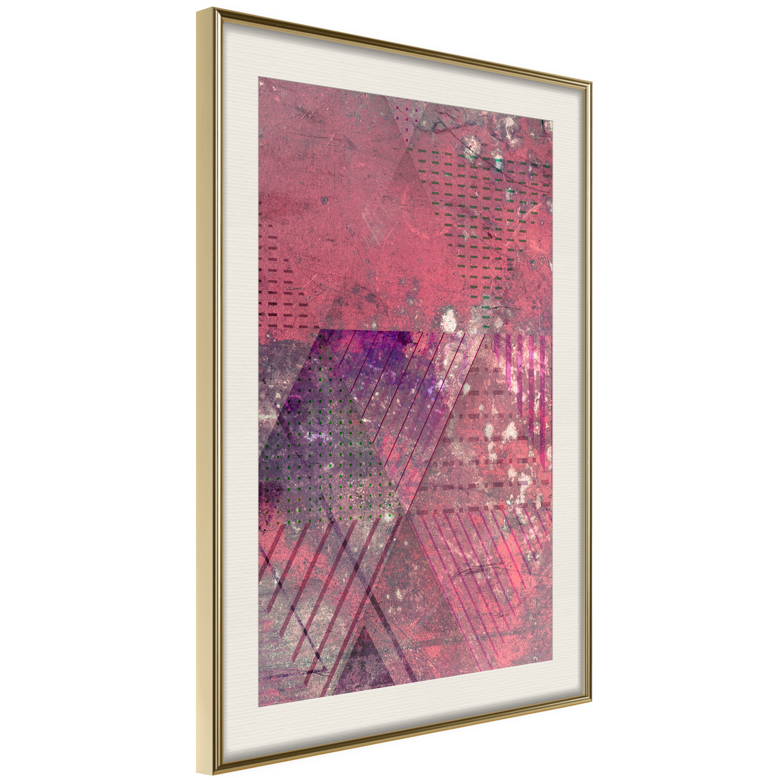 Poster Artgeist Affisch Crimson Abstraction