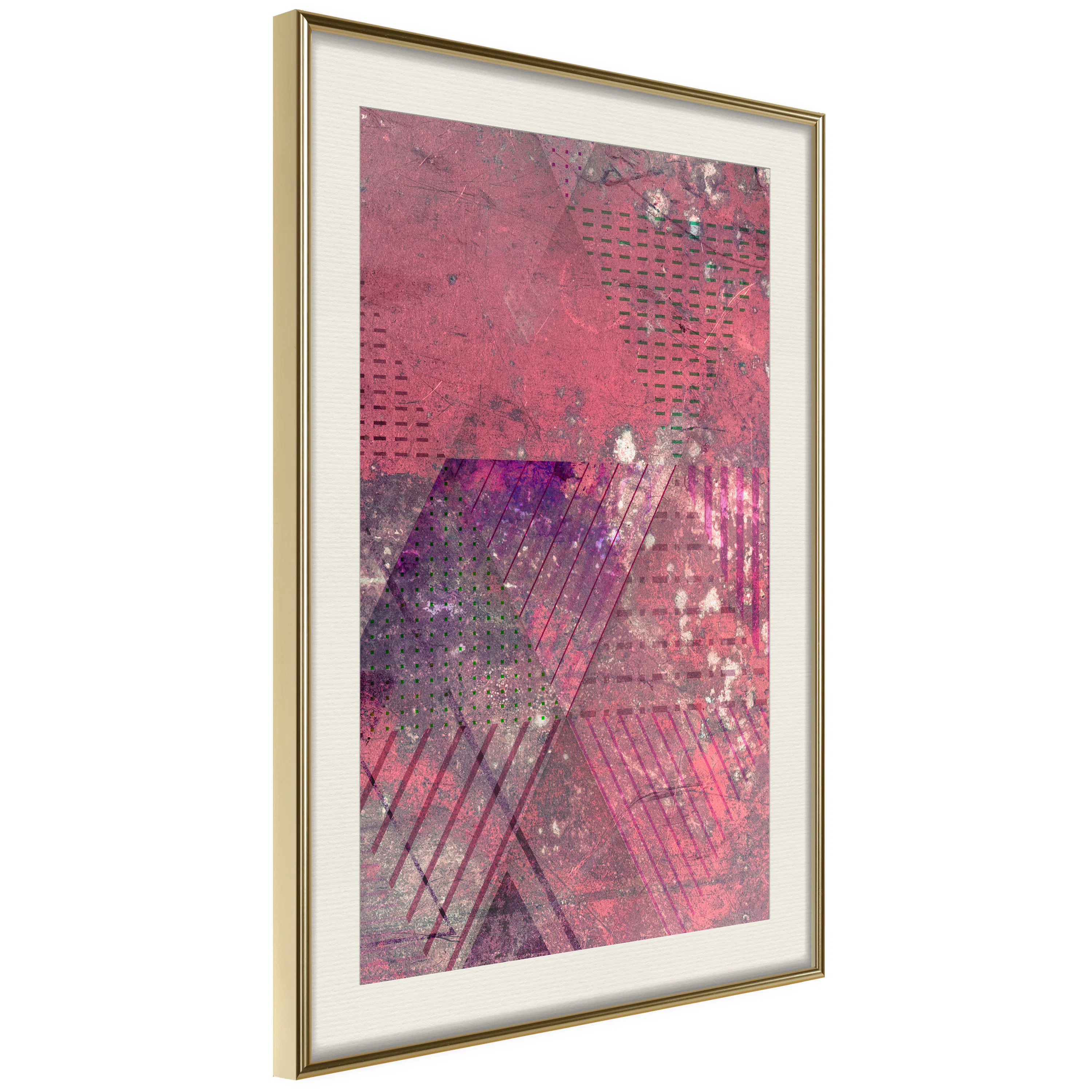 Poster Artgeist Affisch Crimson Abstraction