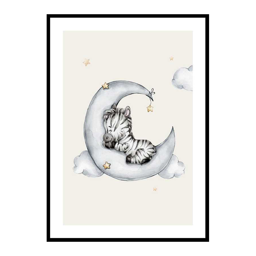 Poster Gallerix Sleeping Zebra