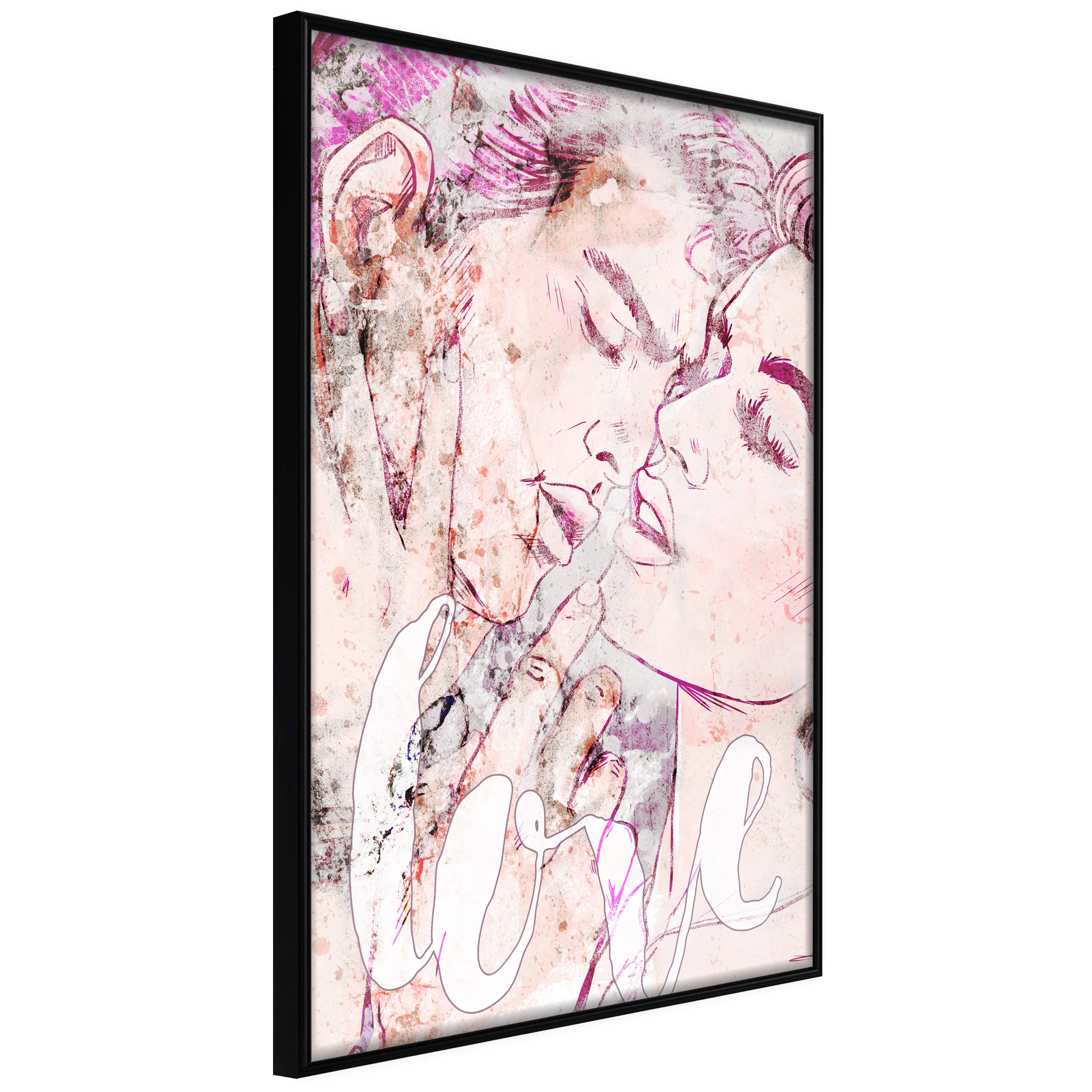 Affisch - Love from Billboard [Poster] 40x60 Svart ram, 40x60 cm