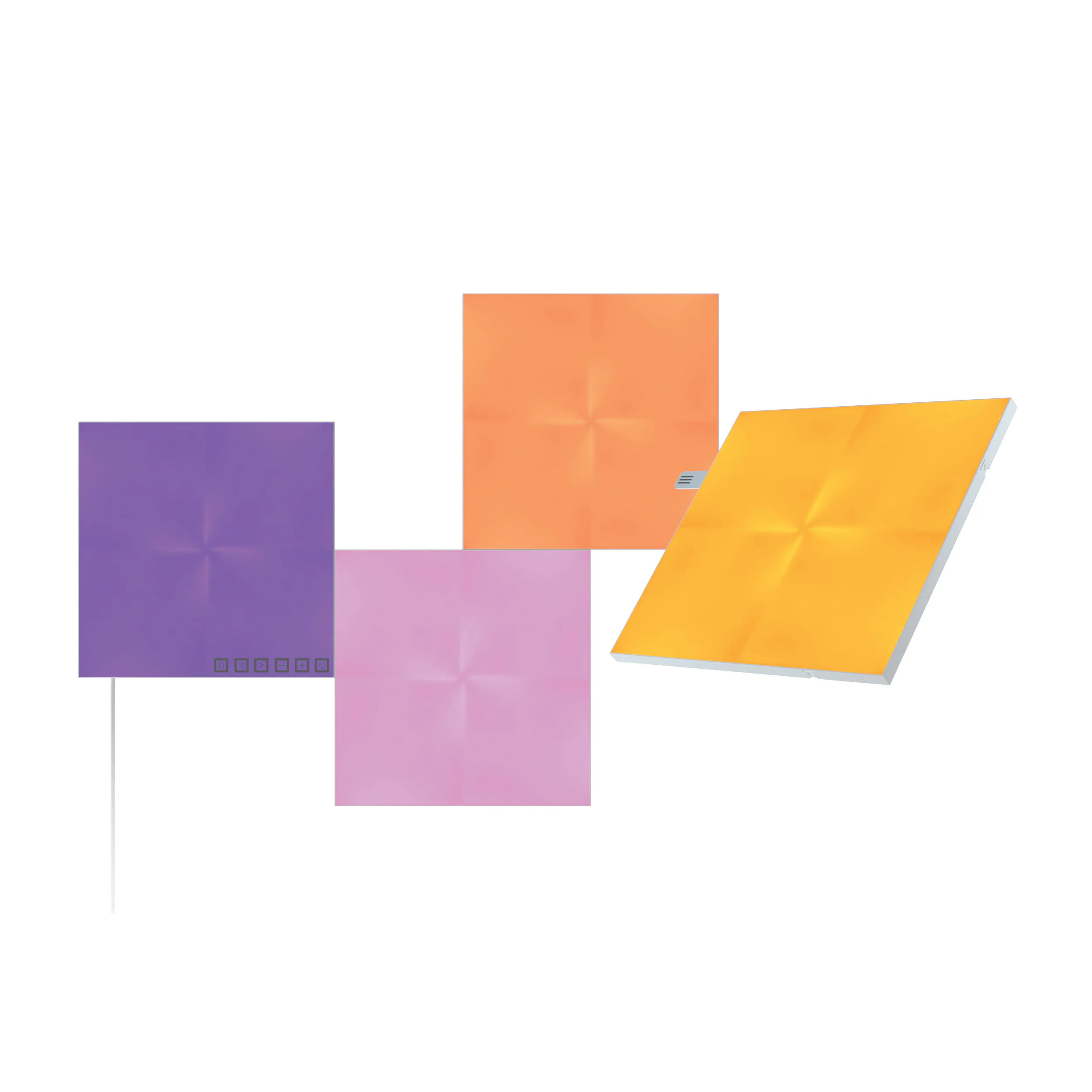 Belysningssystem Nanoleaf Canvas Expansionspaket 4-pack