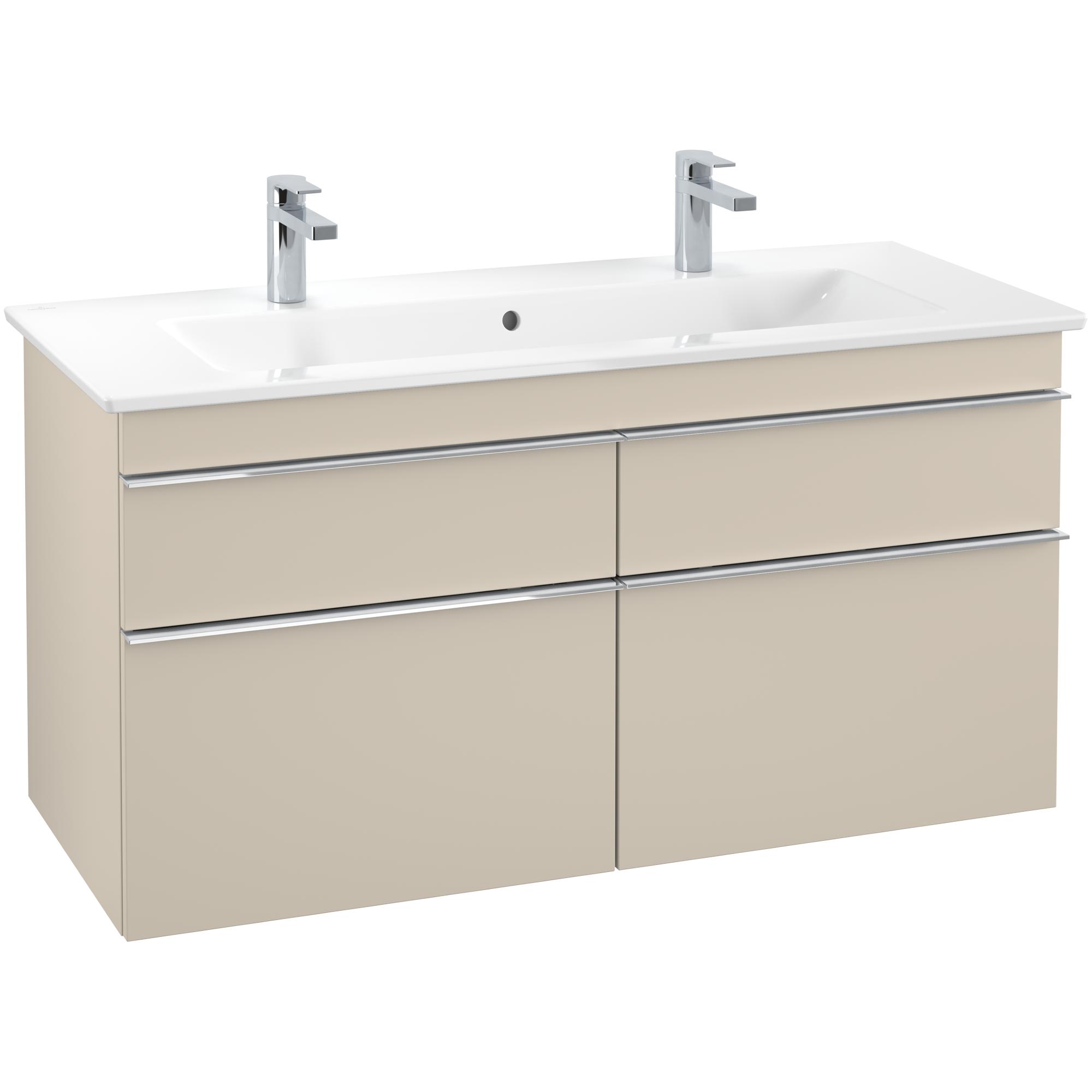 Tvättställsskåp Villeroy & Boch Venticello 115 cm med  4 Lådor för Skåpstvättställ