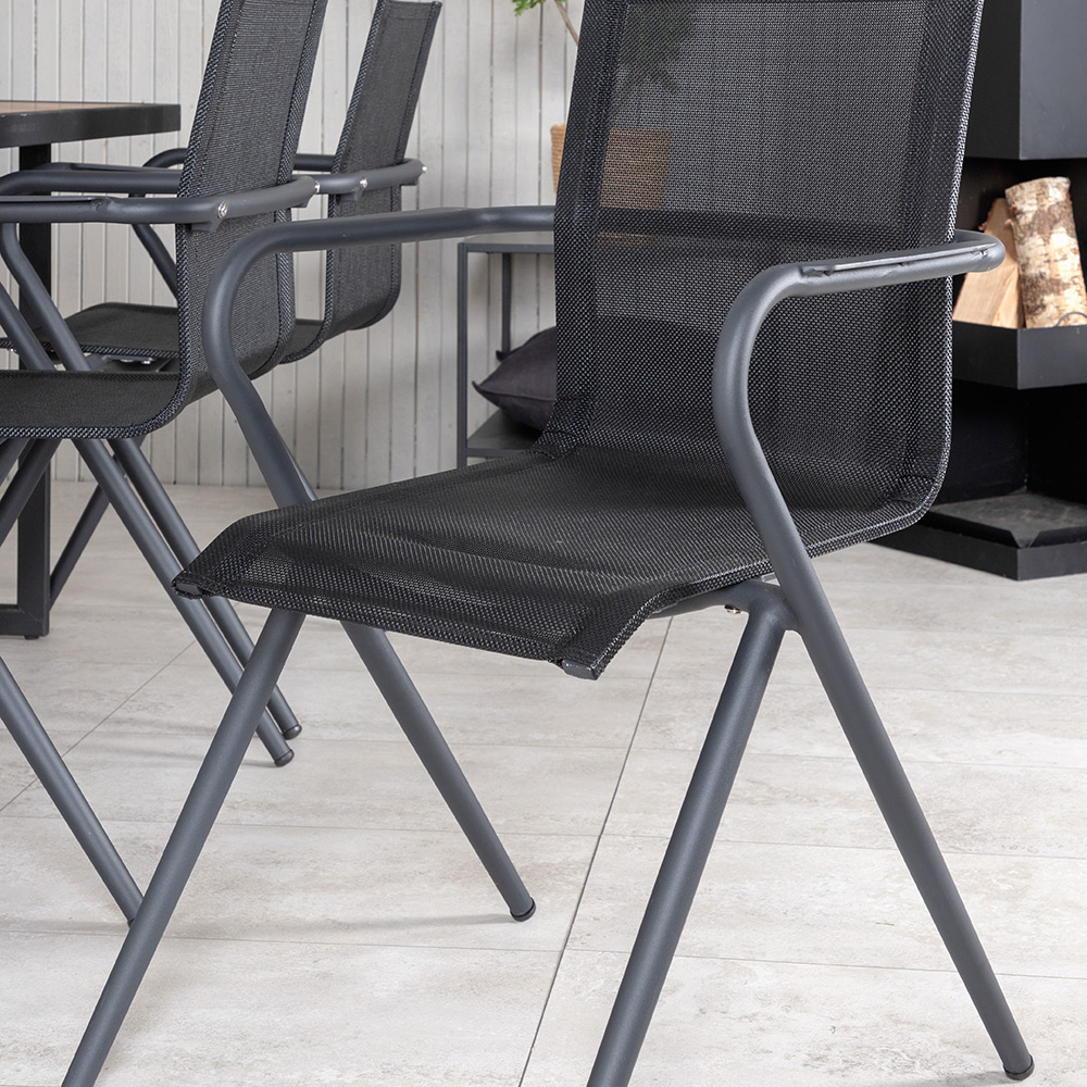 Matgrupp Venture Home King med 6 Anve Matstolar
