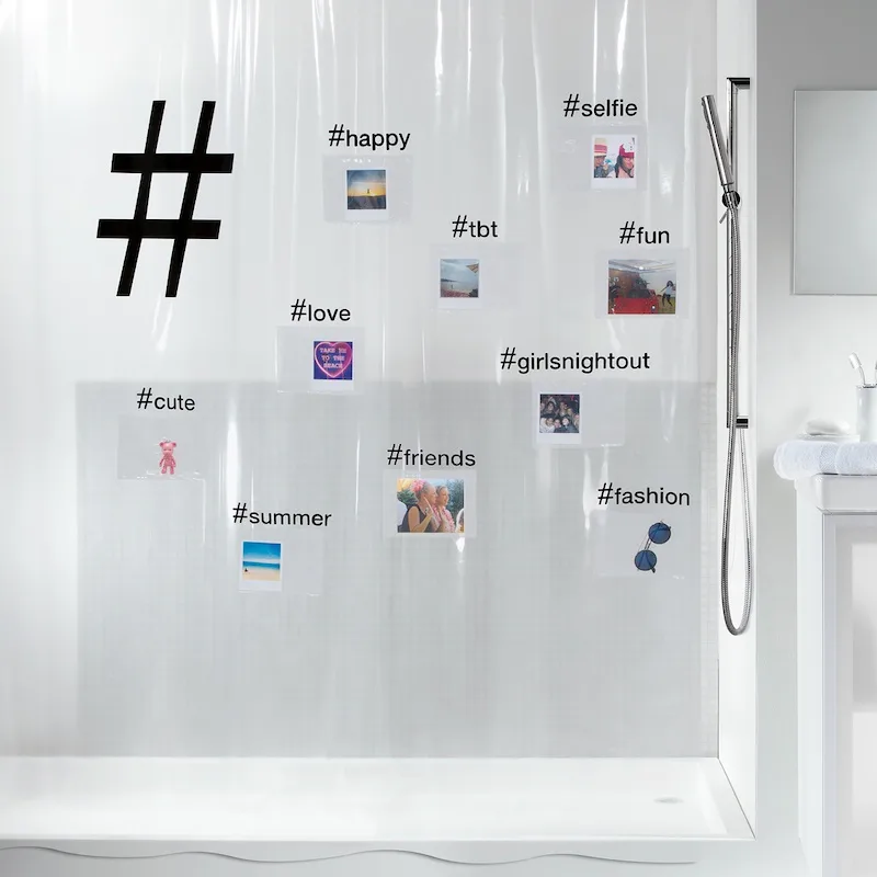 Duschdraperi Spirella Hashtag