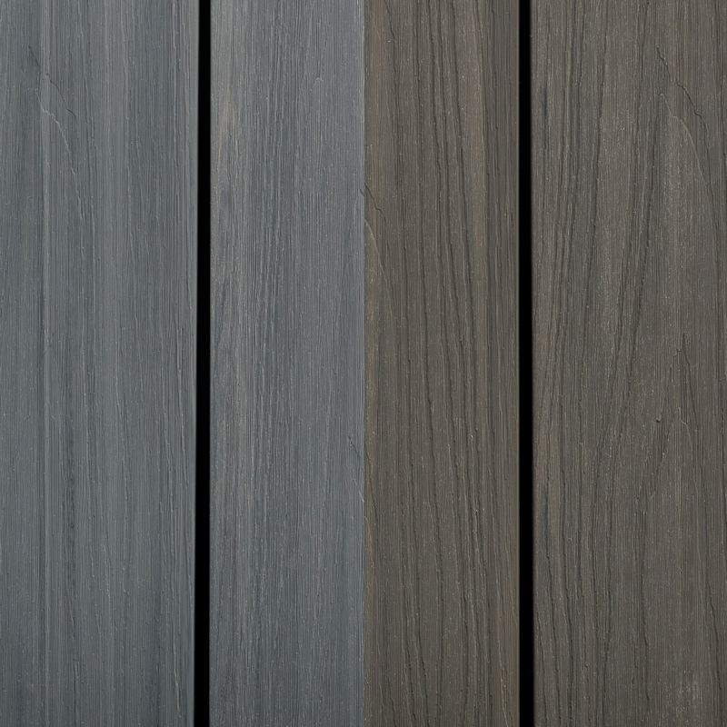 Komposittrall Kärnsund Wood Link DoubleDeck+ 23x140x2800 mm Vändbar 2-färger