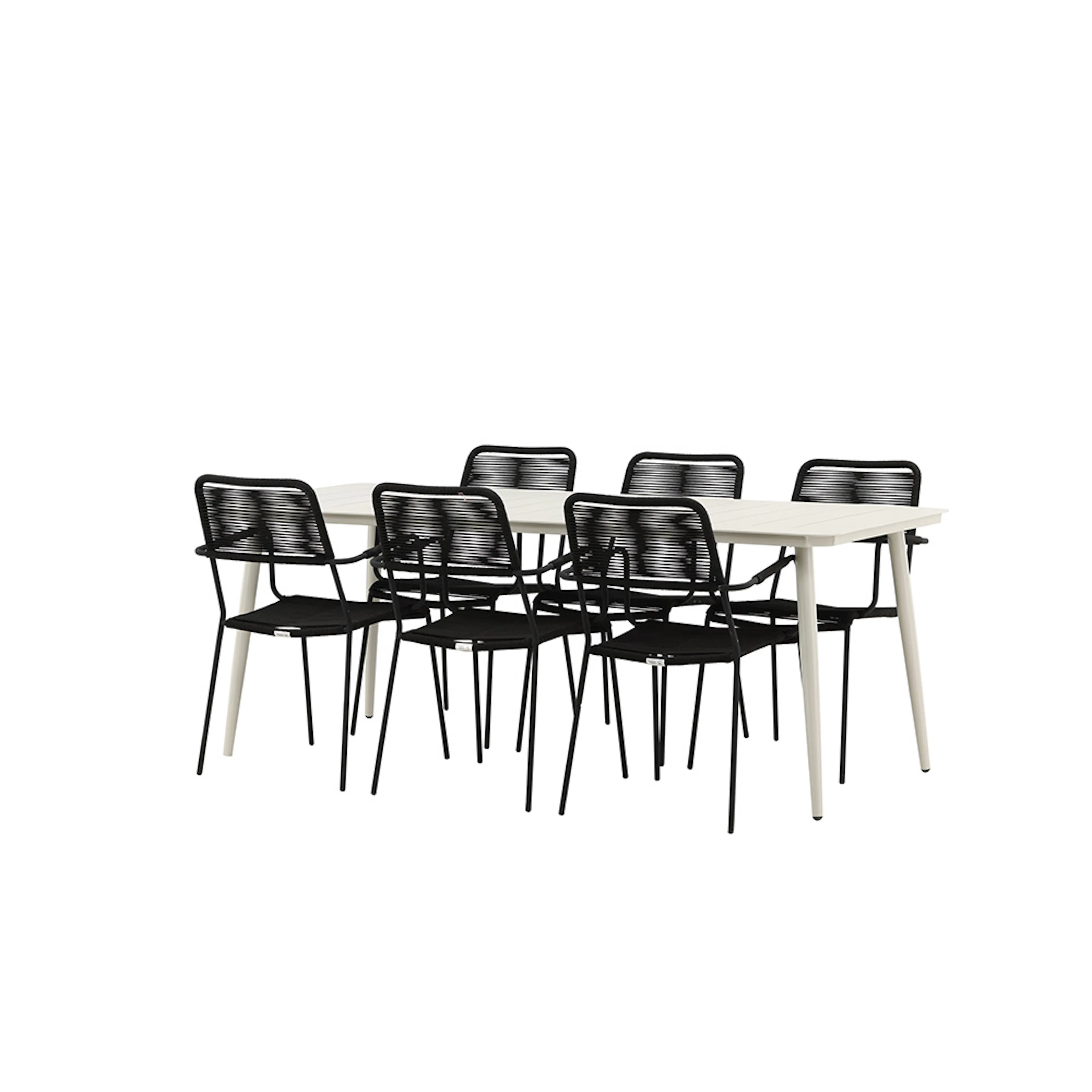 Matgrupp Venture Home Lina med 6 Lindos Stolar