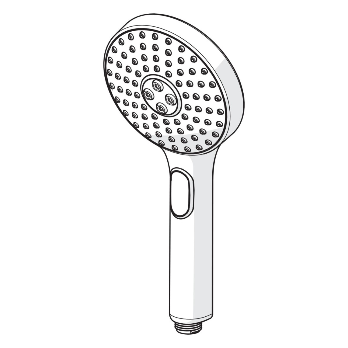 Handdusch Oras Hydractiva 242403 3 jet