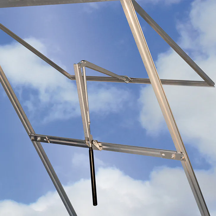 Lucköppnare gop Automatisk för Växthus, Aluminium, Silver, Lyfter upp till 7 kg