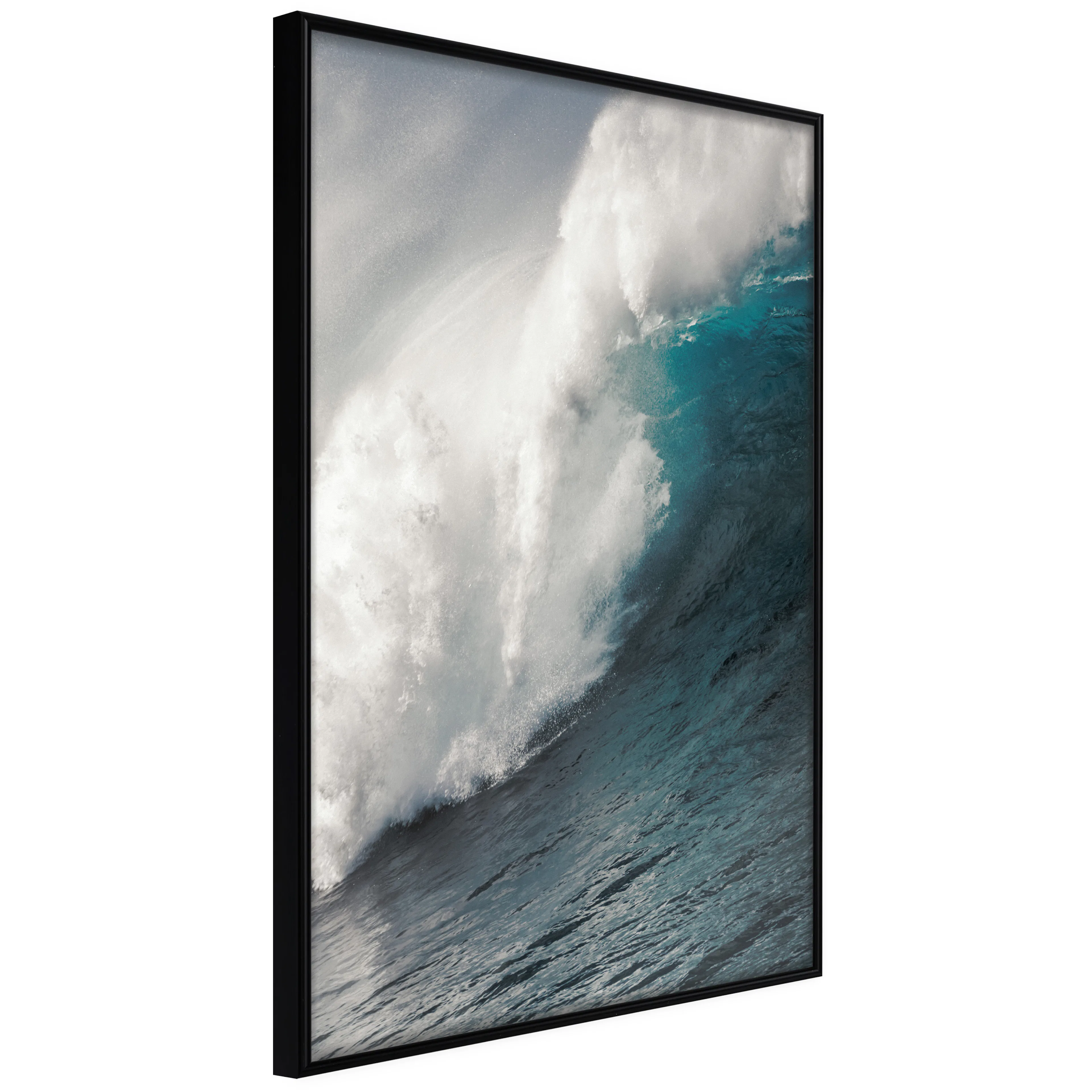 Affisch - Ocean Wave [Poster] 40x60 Svart ram, 40x60 cm