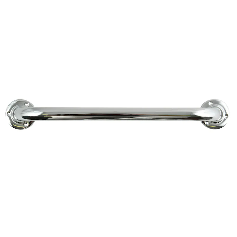 Stödhandtag stål/krom Ø 25 mm 60 cm Krom, 60 cm