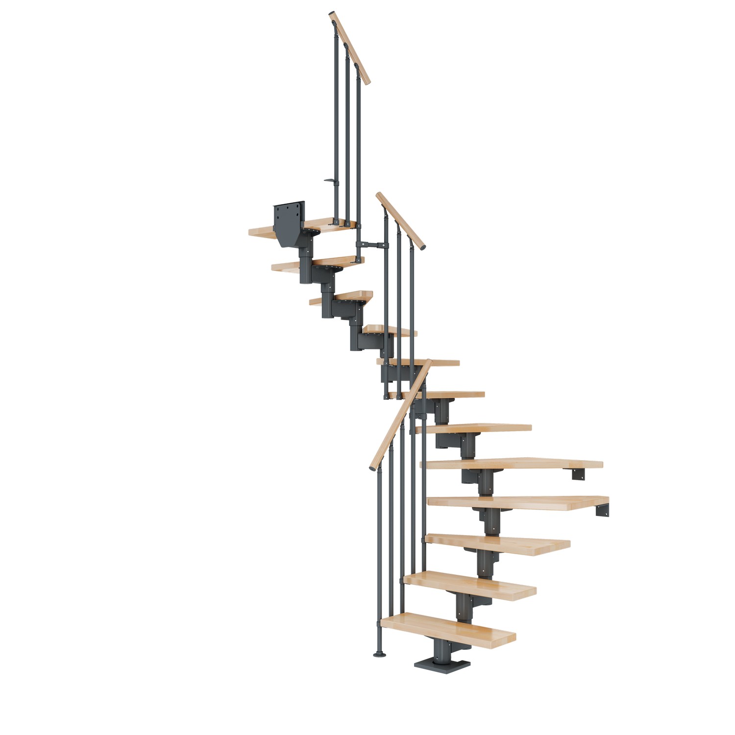 Spartrappa Dolle Cork Bok Steg 1/2 Svängd Classic III Räcke