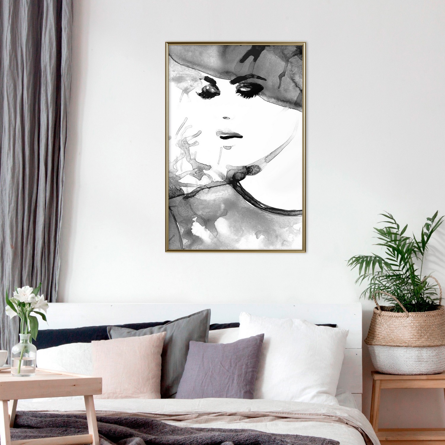 Affisch - Elegance in Love [Poster] 20x30 Guld ram, 20x30 cm