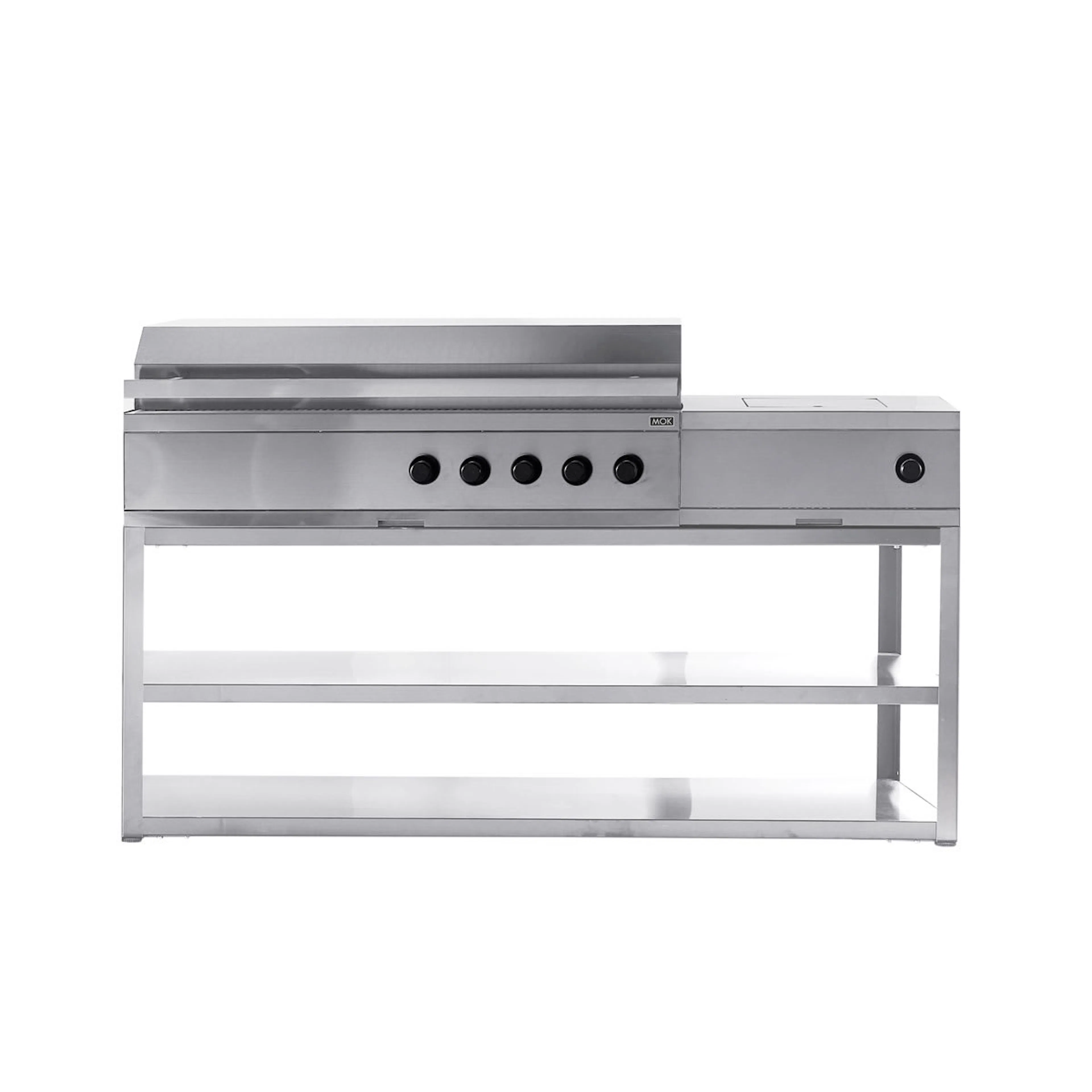 Gasolgrill Myoutdoorkitchen 5 brännare och Sidobrännare