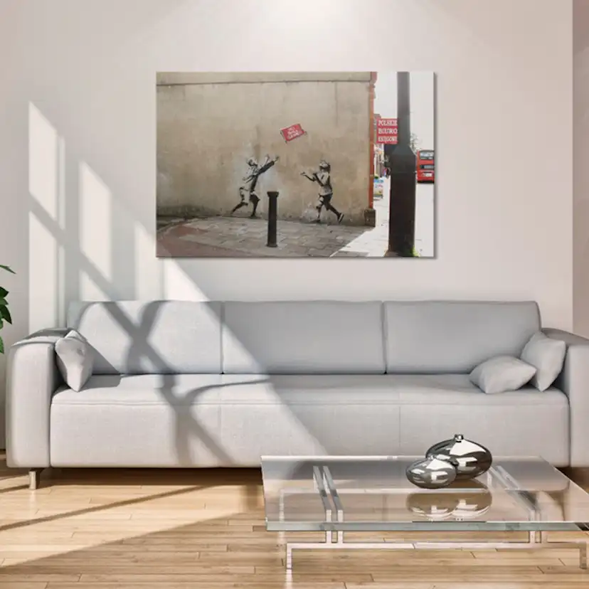 Tavla Arkiio No Ball Games Banksy 60x40