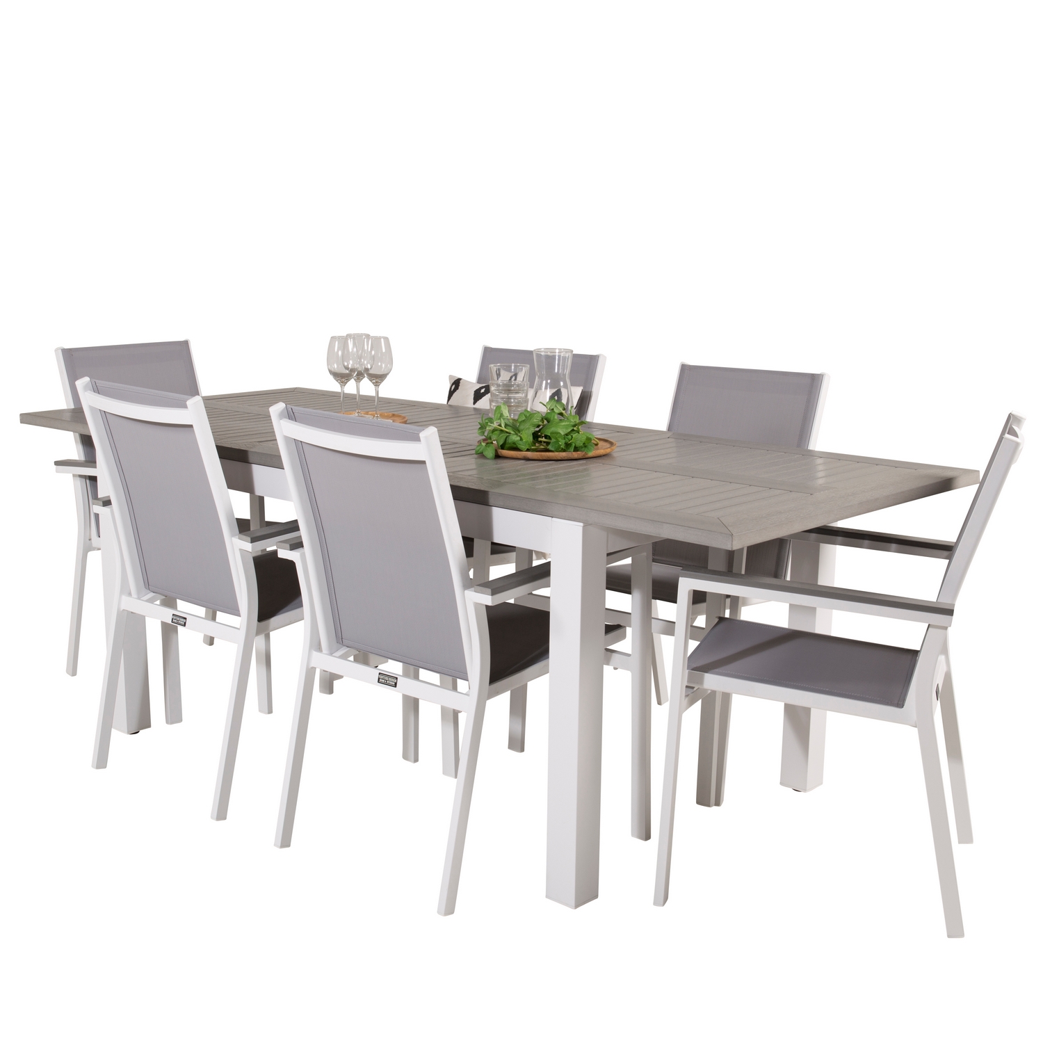 Matgrupp Venture Home Aleyna 152/210 med 6 Pincy Stolar