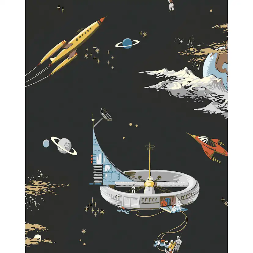 Tapet Boråstapeter Fairyland Space Adventure 8155