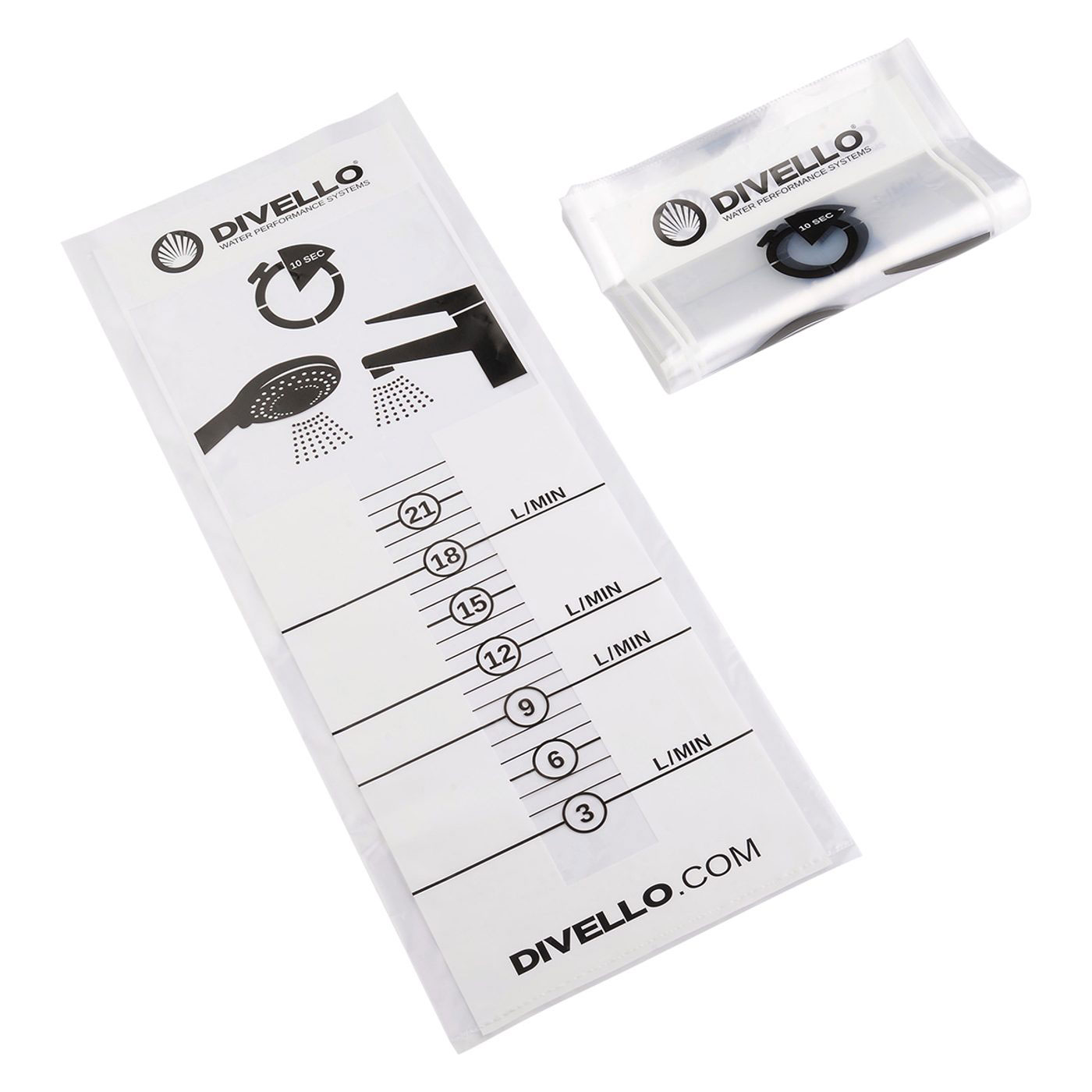 Flödesmätarpåse DIVELLO 10-Pack