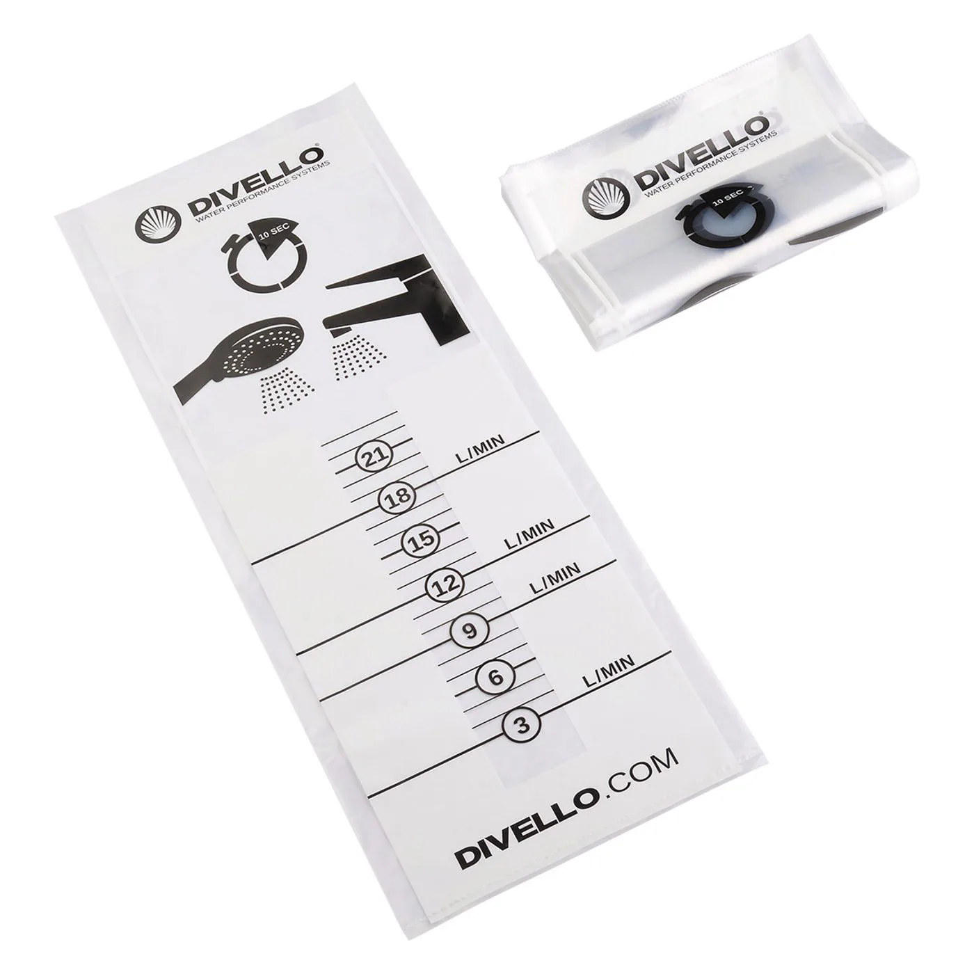 Flödesmätarpåse DIVELLO 10-Pack