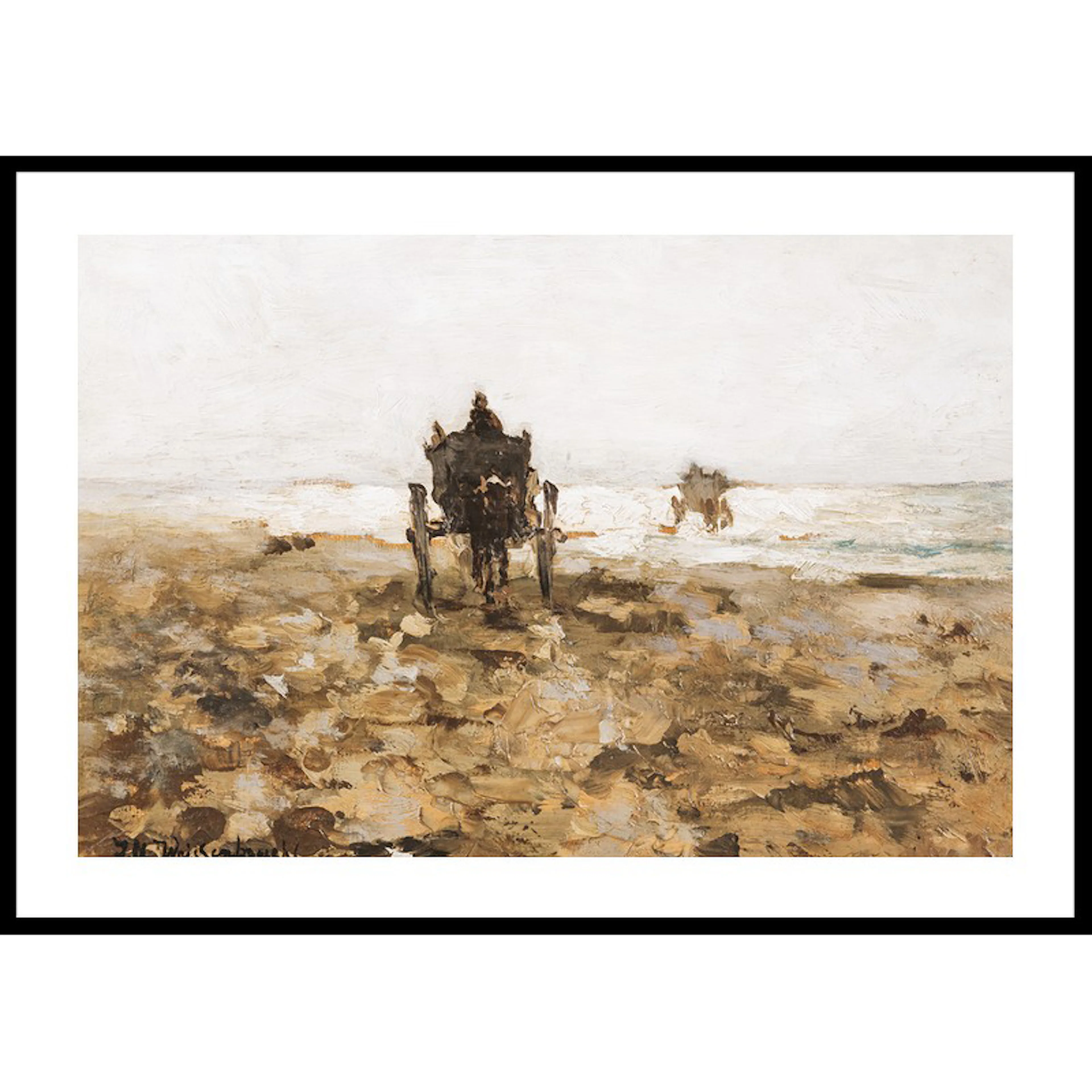 Shell Cart By Jan Hendrik Weissenbruch 30x40 30x40 cm