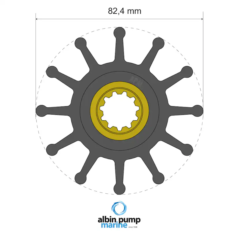 Impeller Albin Group Marine Premium 06-02-026