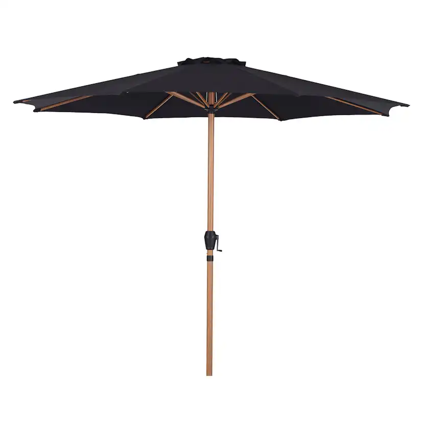 UMBRELLA W/CRANK Ø3M (48861) Teak/Svart