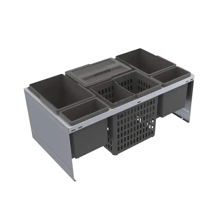 Källsorteringskärhållare Beslag Design Cube Original Hero 800