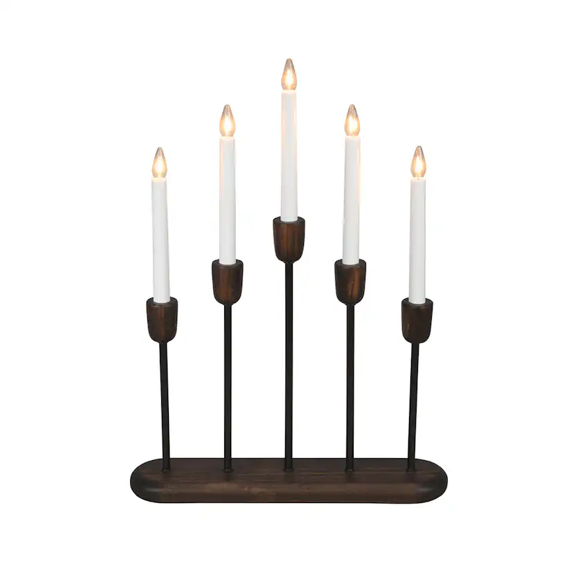 Adventsljusstake Gnosjö Konstsmide 5 LED