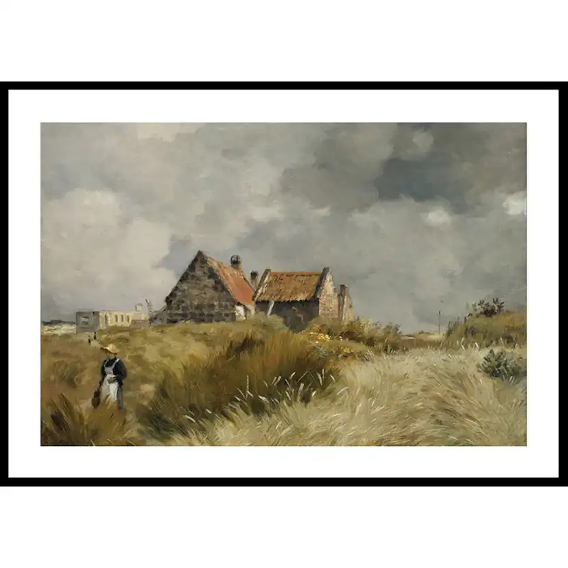 Poster Gallerix Cottage In The Dunes By Jean-Charles Cazin