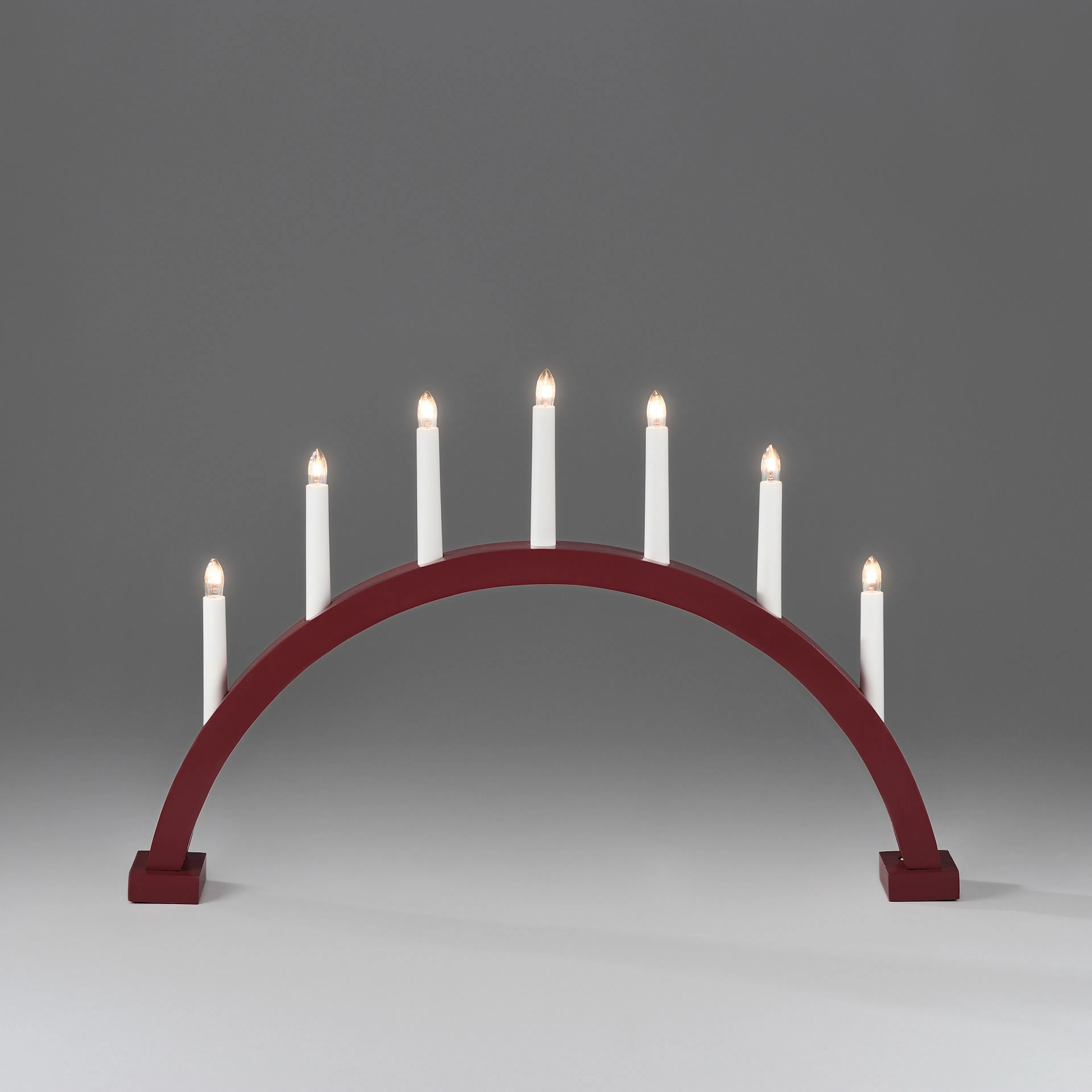 Adventsljusstake Gnosjö Konstsmide 7L Båge Stor