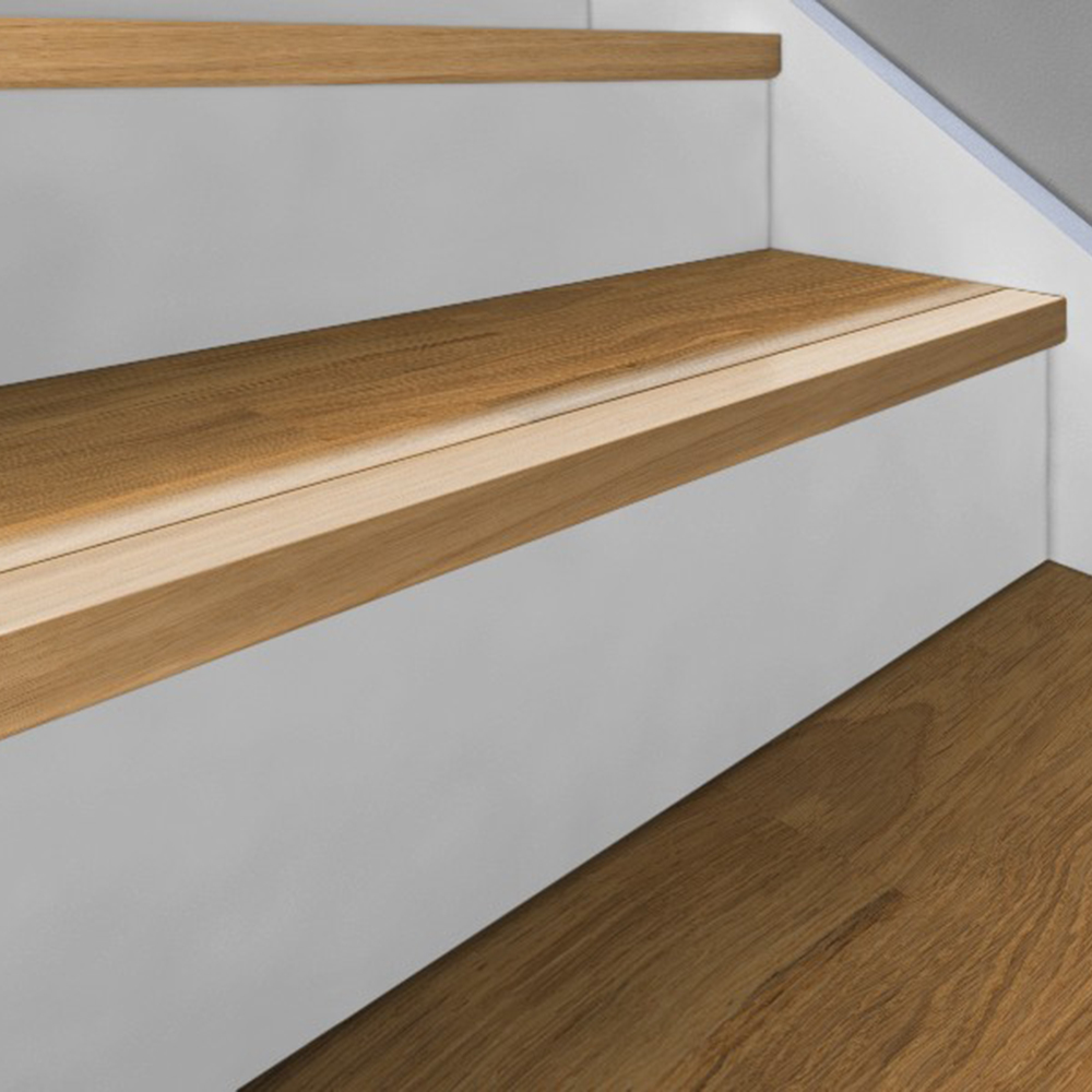 Trappnos Kährs Massiv 60x35 mm Original 15 mm Woodloc Ek Mattlack