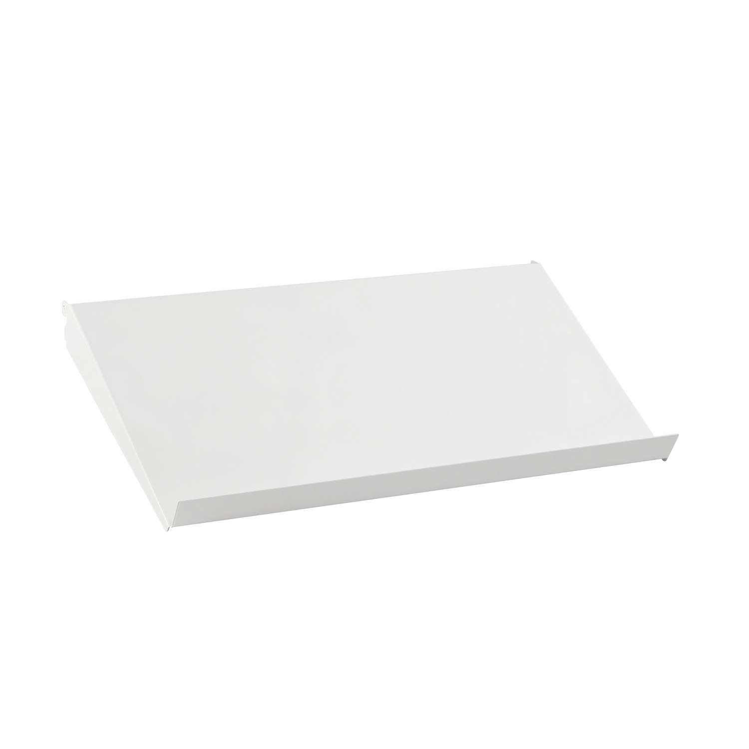 Lutande hylla metall B: 60 H: 35 vit Vit