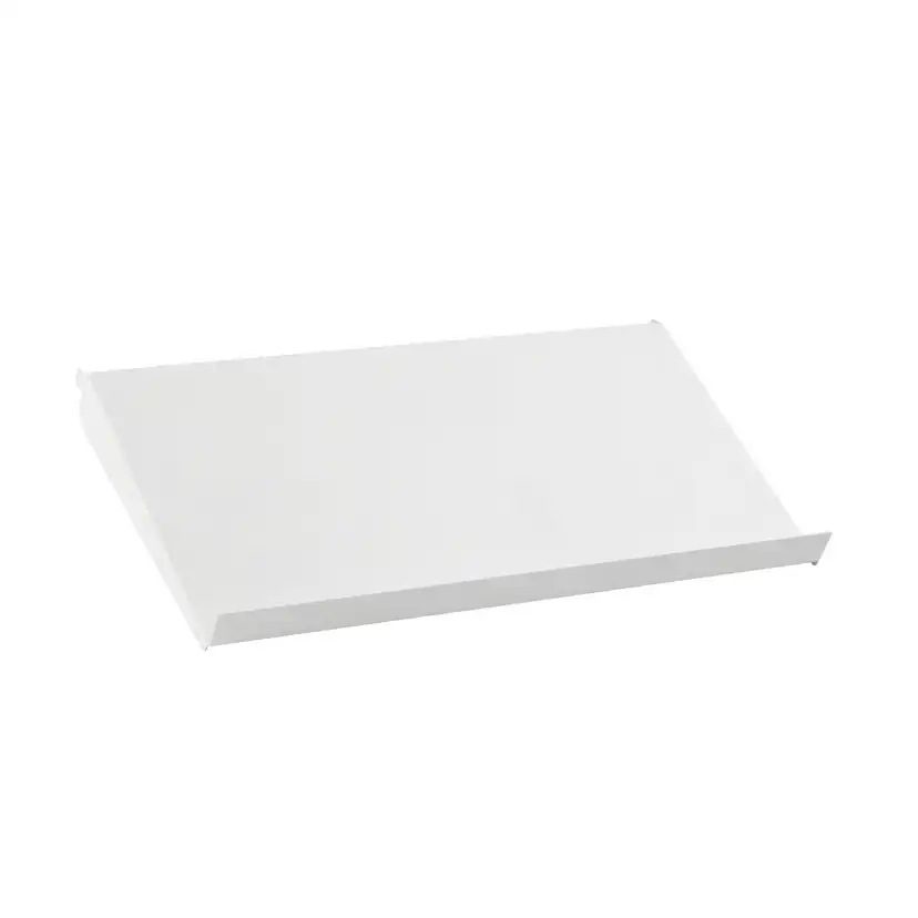 Lutande hylla metall B: 60 H: 35 vit Vit