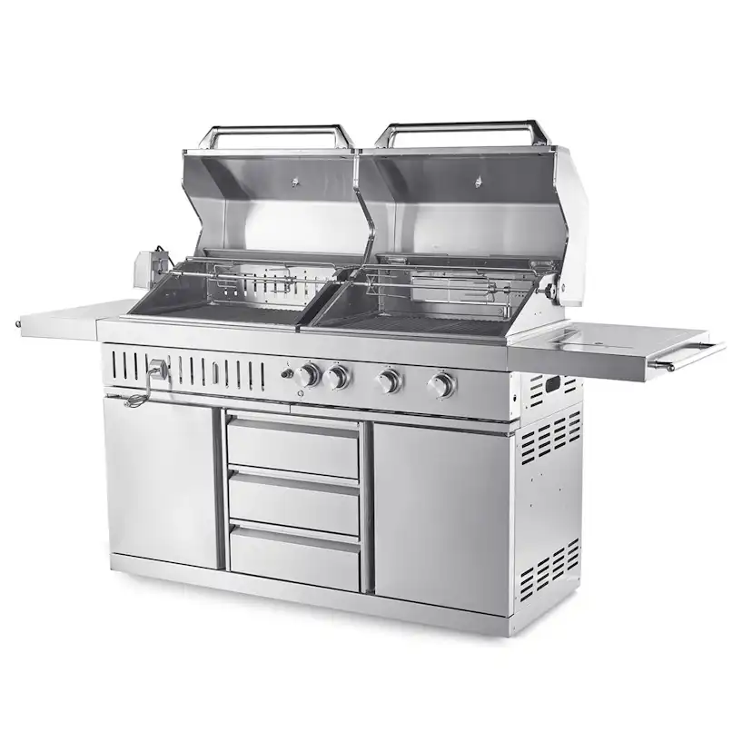 Stekplatta Myoutdoorkitchen För Kol- och Gasolgrill 450x300 mm