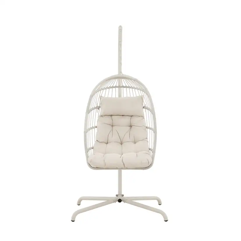 Trezza Haning Chair - Beige / Beige Beige