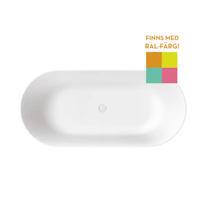 Badkar Swebad Abisko Solid Surface