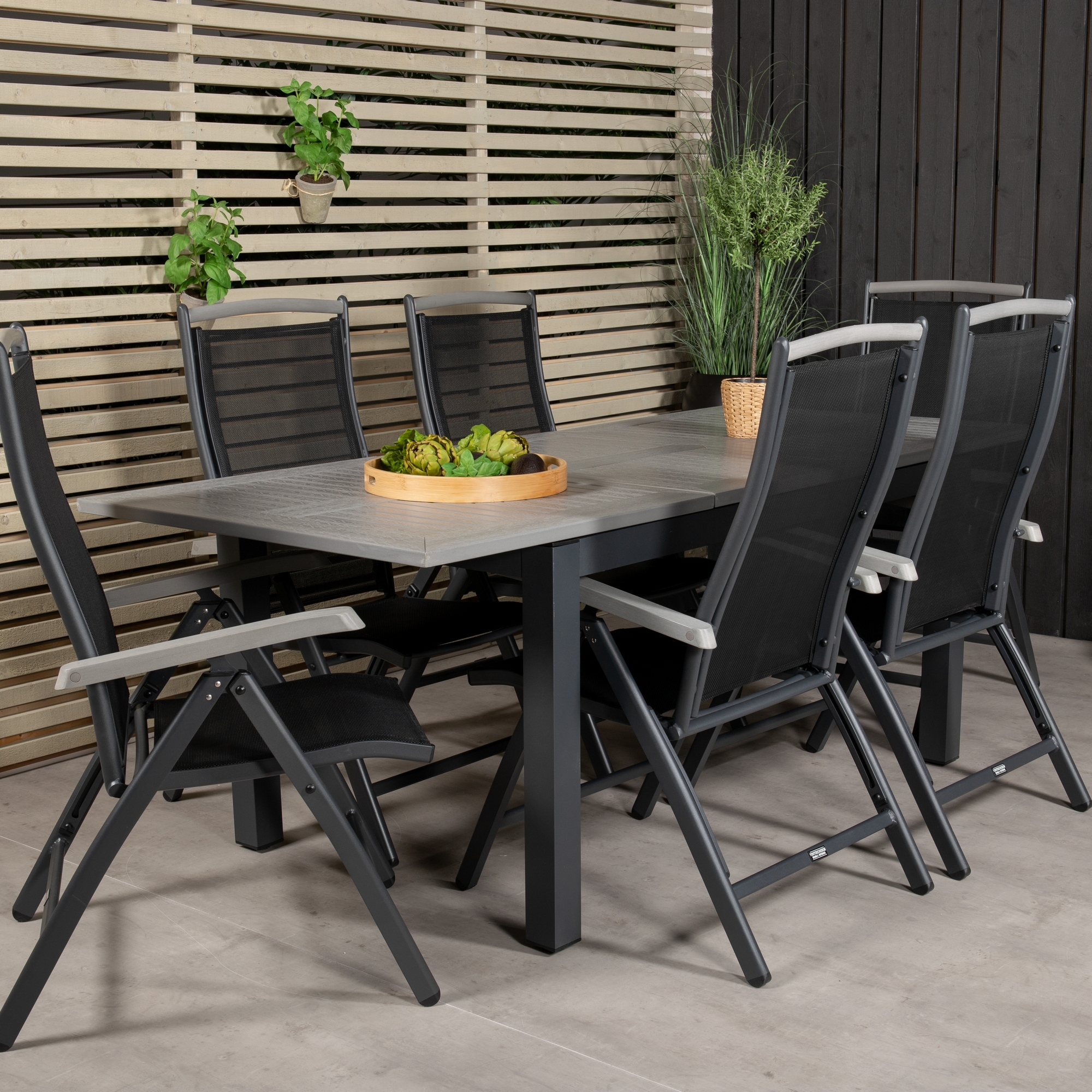 Matgrupp Venture Home Aleyna 160/240 med 6 Stolar