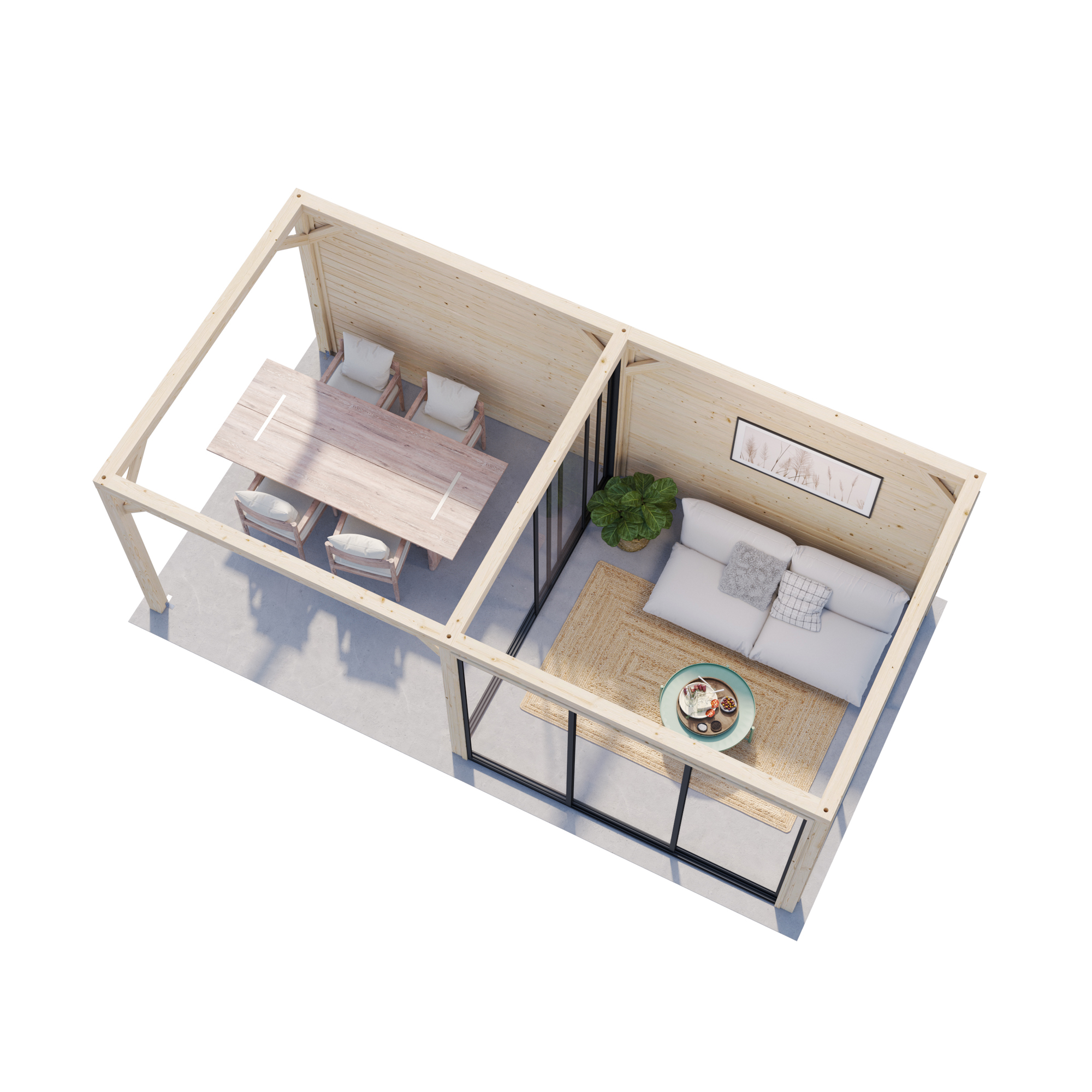 Uterum Palmako Bianca 16,6 m2 Set 506 Slide Plus