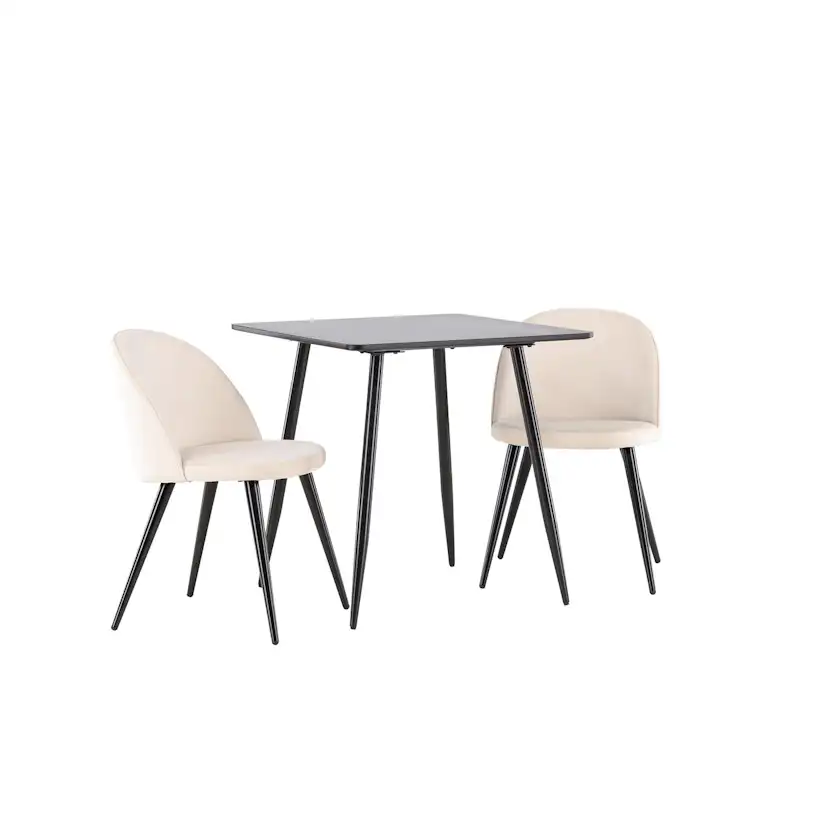 Svart/Beige