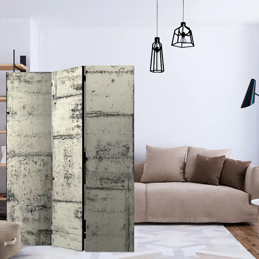 Rumsavdelare Skärmvägg Arkiio Love The Concrete 135x172 cm