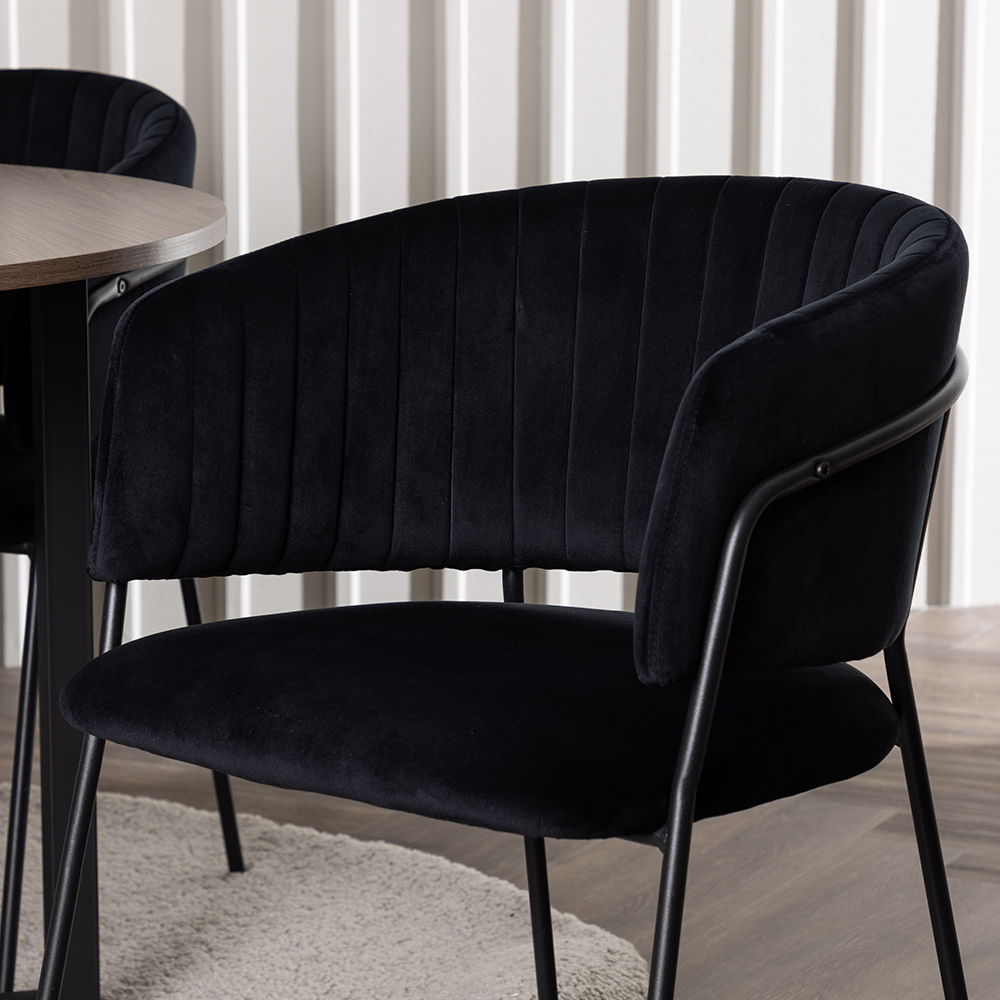 Matgrupp Venture Home Durango Ø120 cm med 4 st Selma stolar