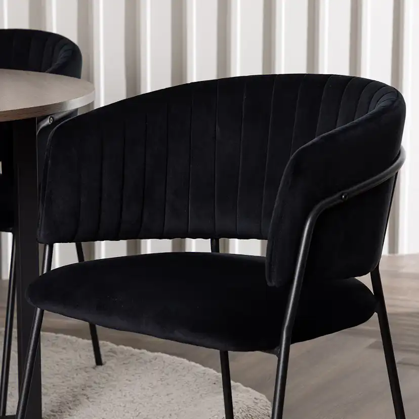 Matgrupp Venture Home Durango Ø120 cm med 4 st Selma stolar