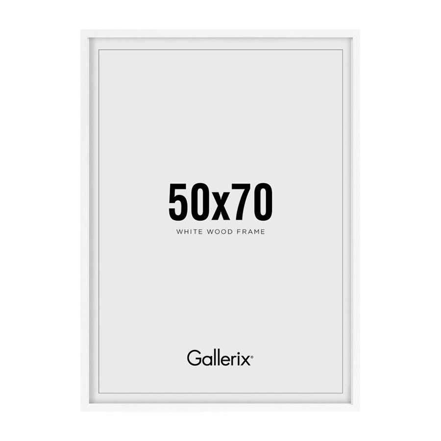 Tavelram Gallerix Vit