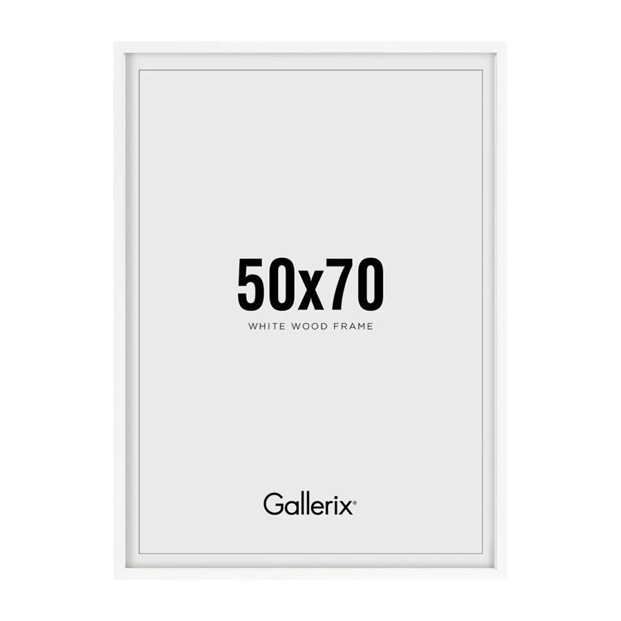 Tavelram Gallerix Vit