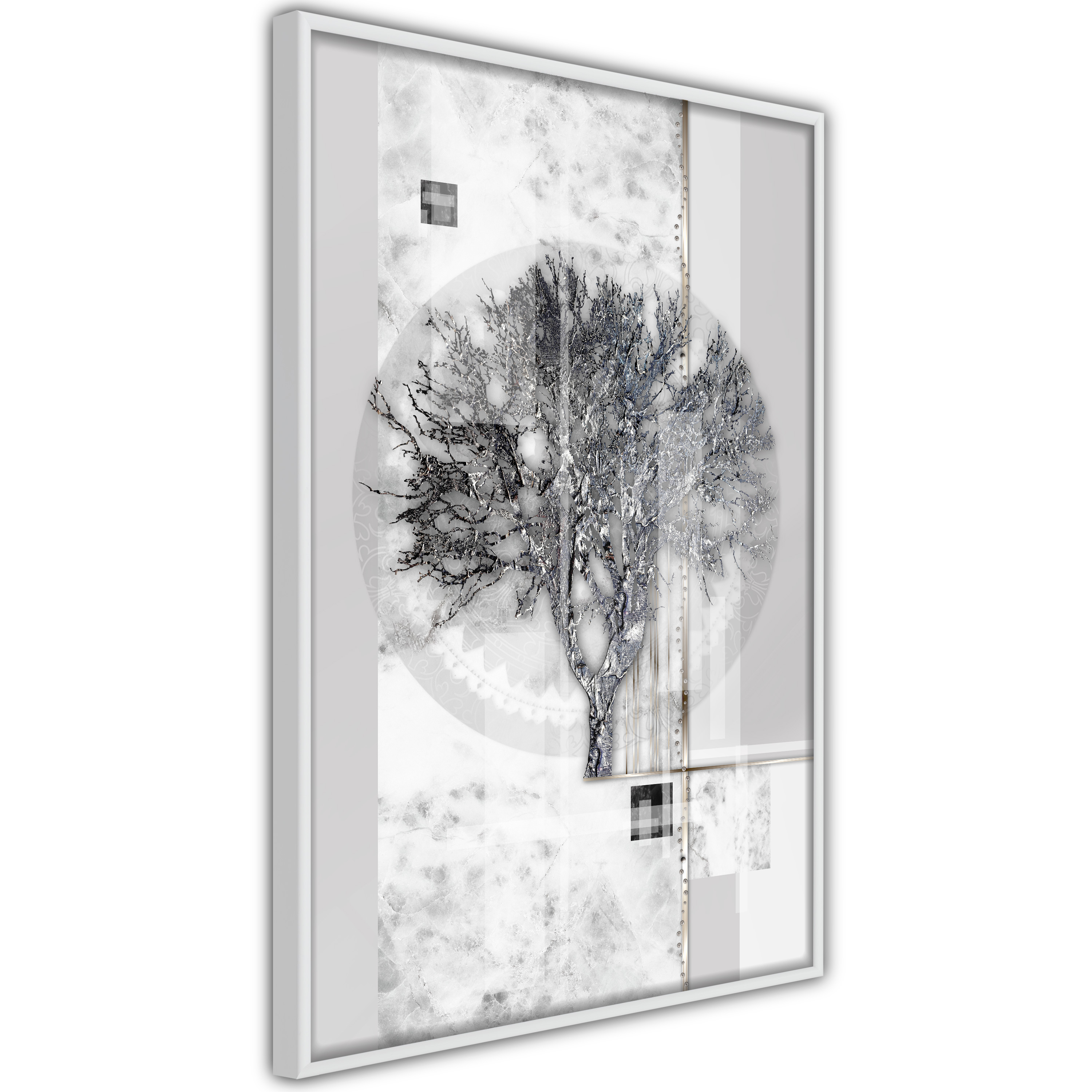 Poster Artgeist Affisch Silver Tree