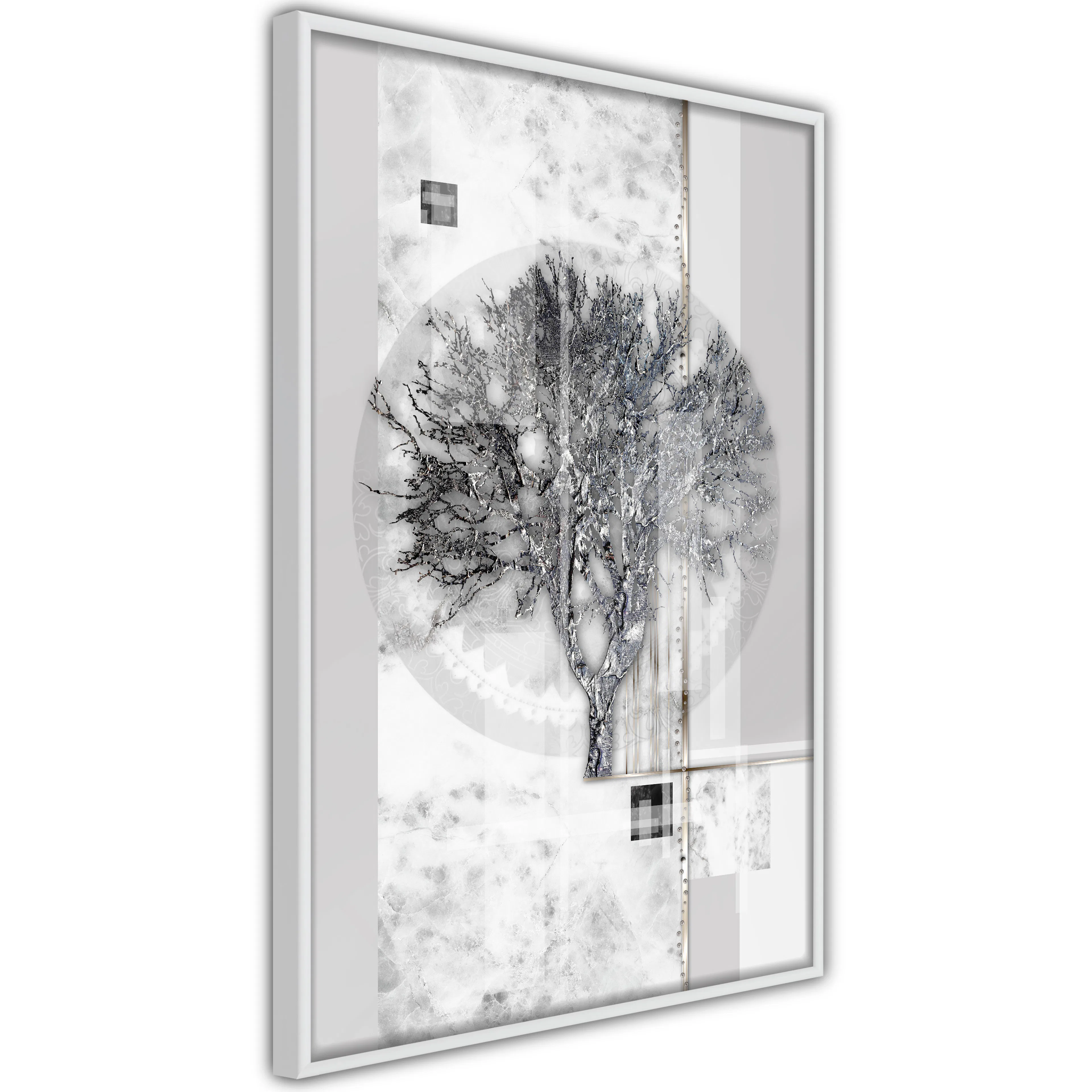 Poster Artgeist Affisch Silver Tree