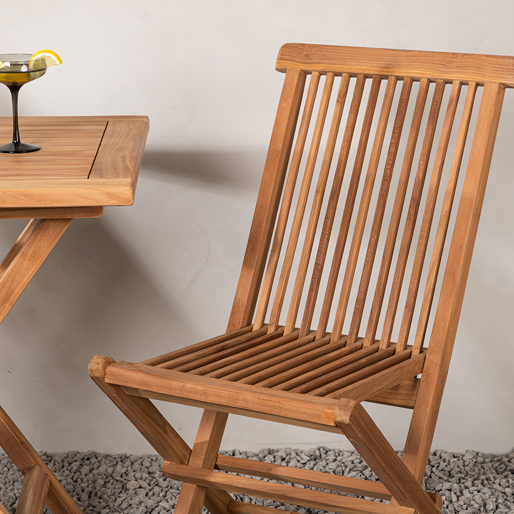 Cafégrupp Venture Home Kenya Klaffbord med 2 Kenya Stolar